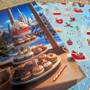 The Daily Grind Christmas Planner Hard Cover with Matching Dividers - Disney